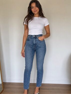 Reformation HIGH RISE CIGARETTE JEANS